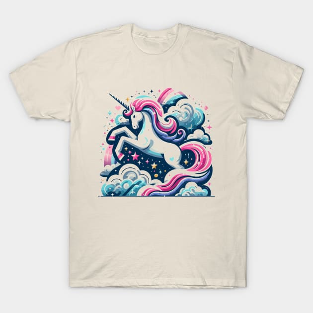 Unicorn Graphic T-Shirt by JennyPool